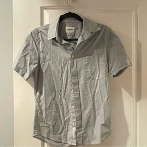 Goodfellow & co target button down short sleeve blue men’s size Small slim